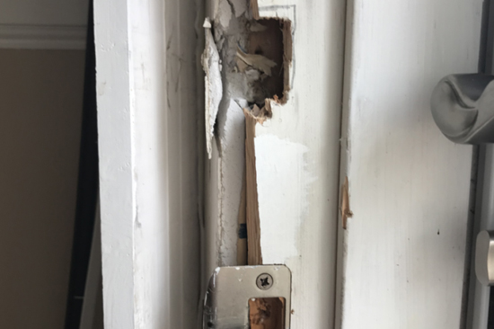 frame door repair Danville