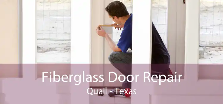 Fiberglass Door Repair Quail - Texas
