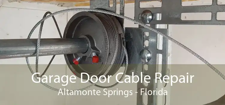 Garage Door Cable Repair Altamonte Springs - Florida